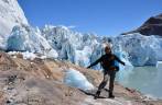Passeio na geleira Viedma, no Parque Nacional Los Glaciares, região de El Chaltén, no sul da Argentina